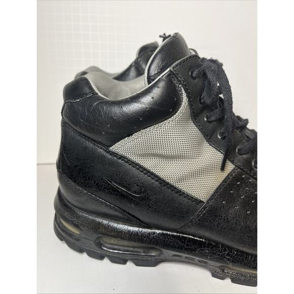 2009 Nike Air Max Goadome Boots II F/L Size 12 Black & Gray Vintage Retro Rare - Picture 6 of 15